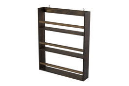 Hanah Home Estantería de Pared Cm-067-A, Madera, Negro, 73 x 14 x 90 cm